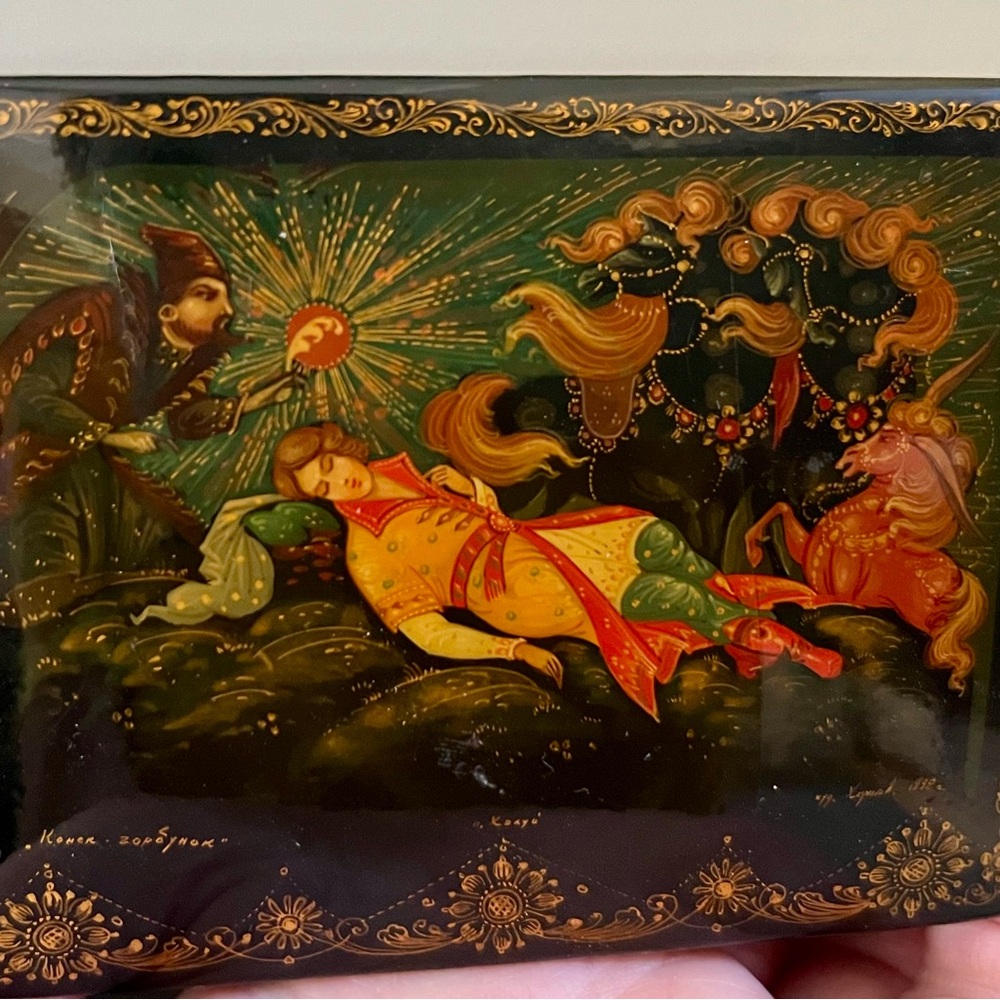 Exquisite Russian Lacquer Box